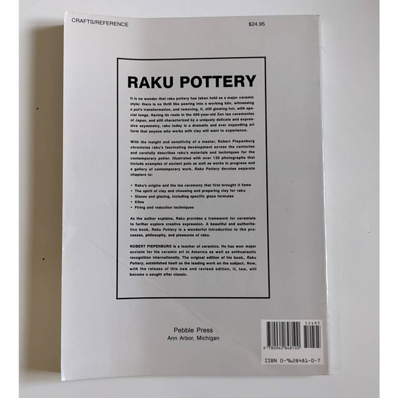 Raku Pottery (1991) by Robert Piepenburg Vintage Softcover Book SIGNED COPY - Picture 3 of 10